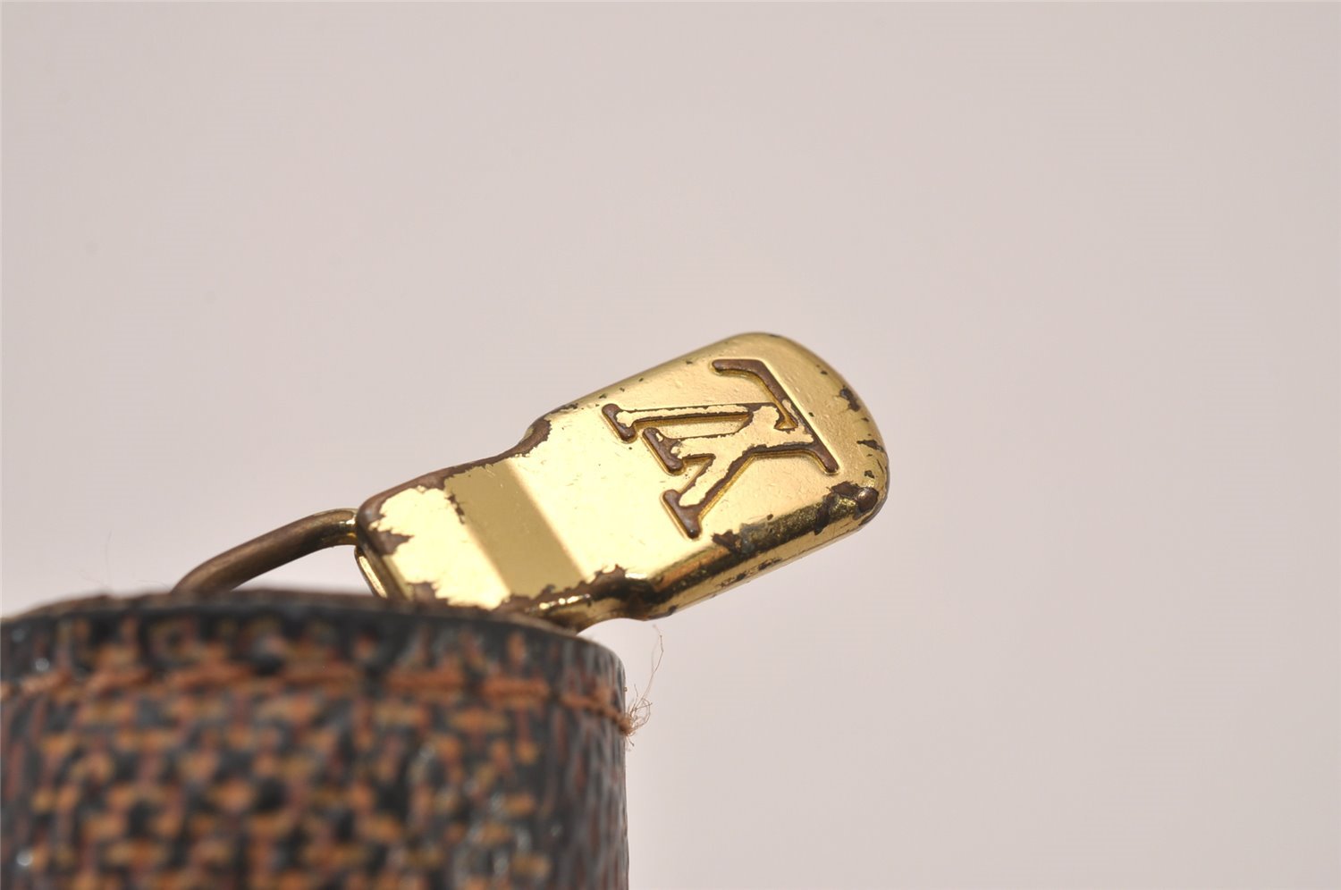 Authentic Louis Vuitton Damier Portefeuille Tresor Wallet Purse N61736 LV 8534I