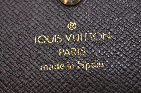 Authentic Louis Vuitton Damier Portefeuille Tresor Wallet Purse N61736 LV 8534I