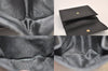 Authentic Salvatore Ferragamo Vara Rhinestone Leather Bifold Wallet Black 8534M