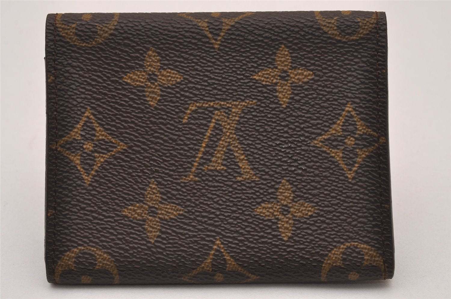 Auth Louis Vuitton Monogram Enveloppe Carte de Visite Card Case M62920 LV 8535I