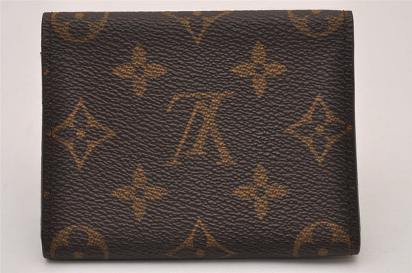 Auth Louis Vuitton Monogram Enveloppe Carte de Visite Card Case M62920 LV 8535I