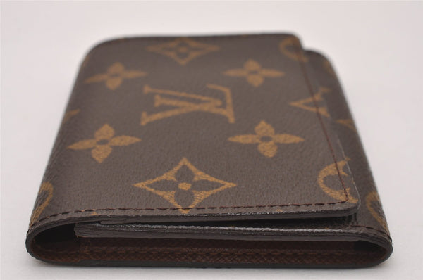 Auth Louis Vuitton Monogram Enveloppe Carte de Visite Card Case M62920 LV 8535I