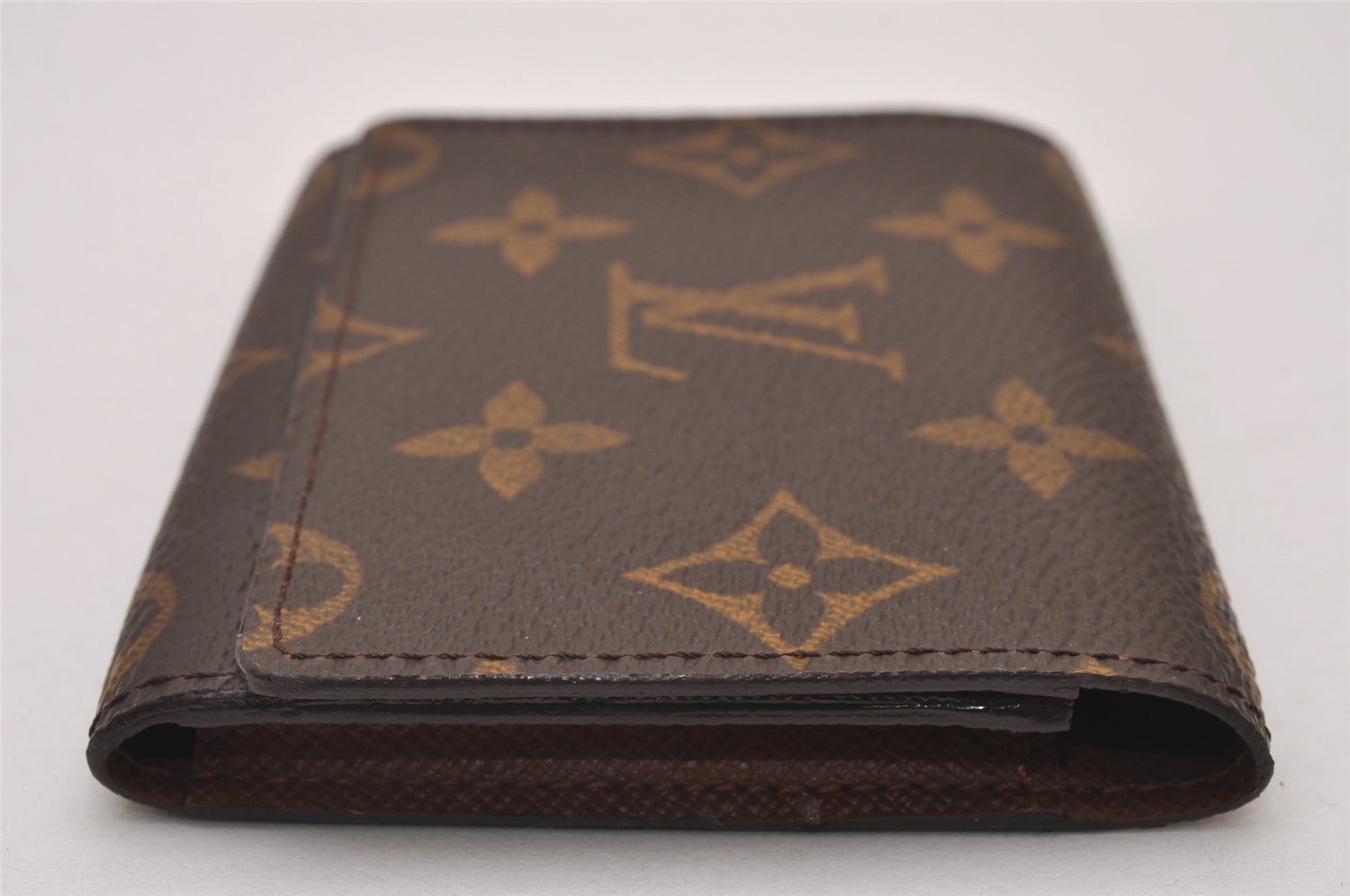 Auth Louis Vuitton Monogram Enveloppe Carte de Visite Card Case M62920 LV 8535I