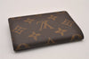 Auth Louis Vuitton Monogram Enveloppe Carte de Visite Card Case M62920 LV 8535I
