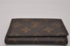Auth Louis Vuitton Monogram Enveloppe Carte de Visite Card Case M62920 LV 8535I