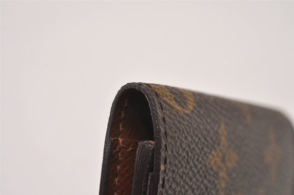 Auth Louis Vuitton Monogram Enveloppe Carte de Visite Card Case M62920 LV 8535I