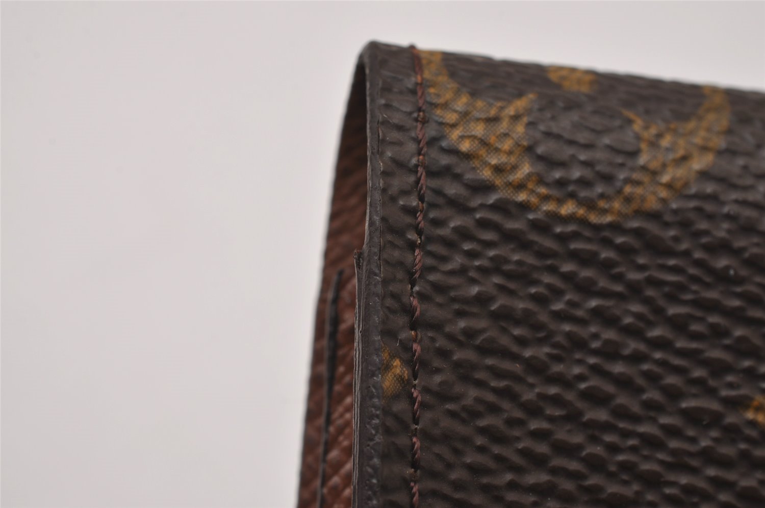 Auth Louis Vuitton Monogram Enveloppe Carte de Visite Card Case M62920 LV 8535I