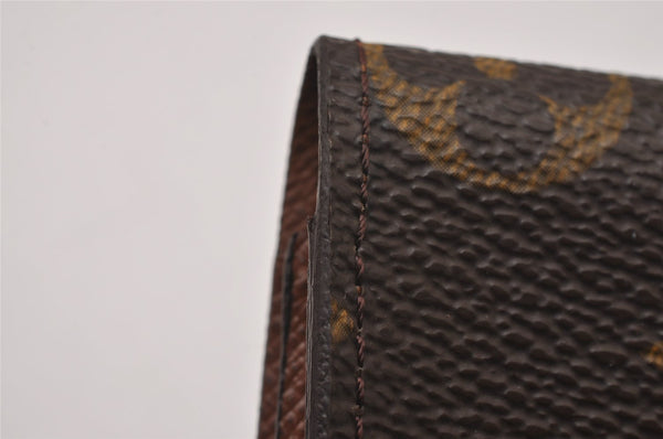 Auth Louis Vuitton Monogram Enveloppe Carte de Visite Card Case M62920 LV 8535I