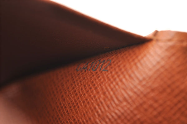 Auth Louis Vuitton Monogram Enveloppe Carte de Visite Card Case M62920 LV 8535I