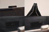 Authentic FENDI Zucchino Coin Case Purse Canvas Leather Brown Black 8535M