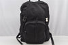 Authentic PRADA Vintage Nylon Tessuto Montagn Backpack V135 Black 8538I