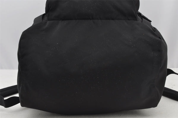 Authentic PRADA Vintage Nylon Tessuto Montagn Backpack V135 Black 8538I