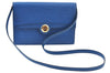 Authentic Louis Vuitton Epi Arche 2Way Shoulder Clutch Bag Blue M52575 LV 8539H