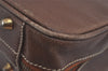 Authentic PRADA Vintage Leather Nappa Briefcase Business Bag Brown 8539I