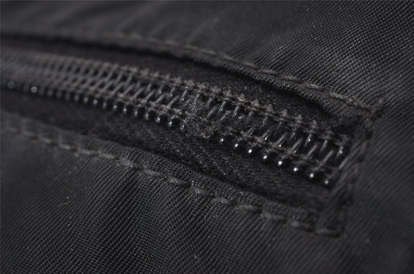 Authentic PRADA Nylon Tessuto Leather Shoulder Cross Body Bag Purse Black 8544I