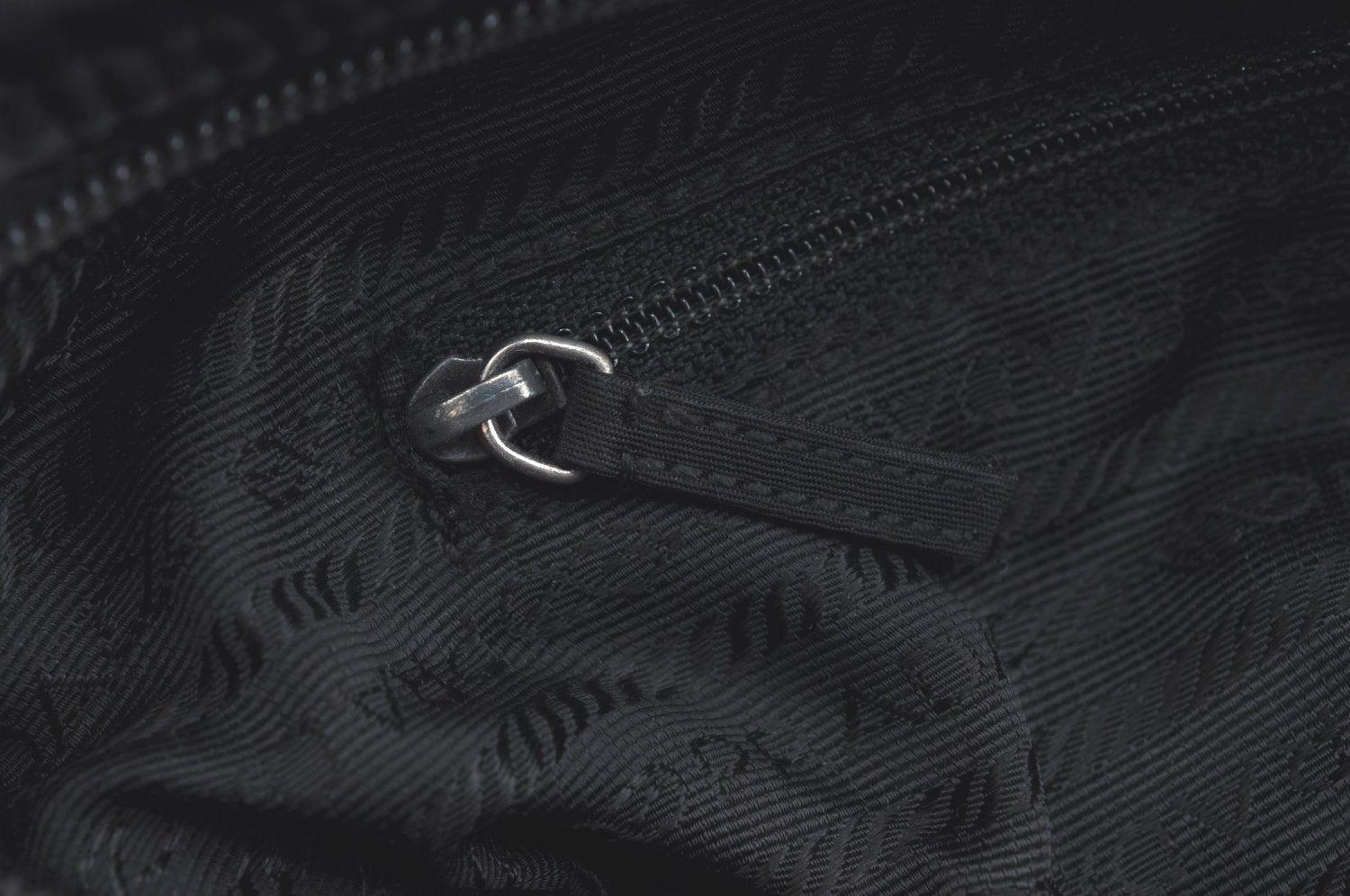 Authentic PRADA Nylon Tessuto Leather Shoulder Cross Body Bag Purse Black 8544I