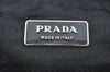 Authentic PRADA Nylon Tessuto Leather Shoulder Cross Body Bag Purse Black 8544I