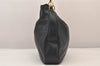 Authentic GUCCI Bamboo 2Way Shoulder Hand Bag Leather Navy Blue Junk 8545M