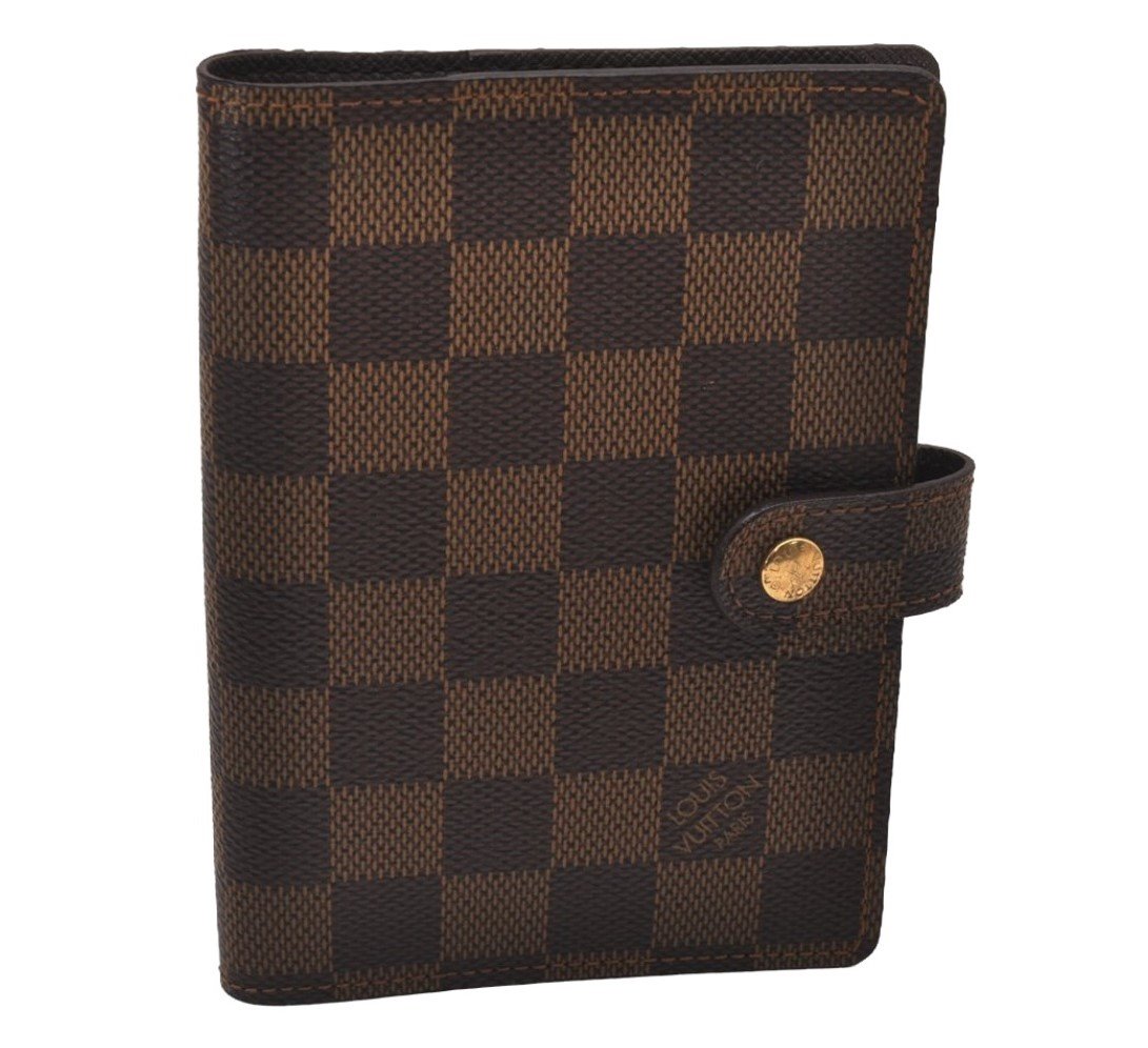 Authentic Louis Vuitton Damier Agenda PM Notebook Cover R20700 LV 8546I