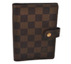 Authentic Louis Vuitton Damier Agenda PM Notebook Cover R20700 LV 8546I