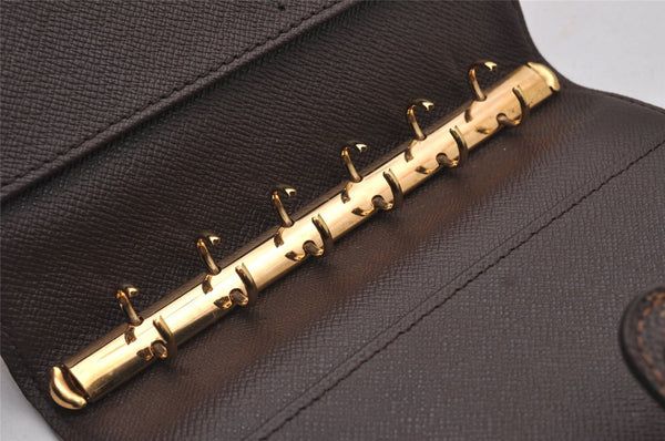 Authentic Louis Vuitton Damier Agenda PM Notebook Cover R20700 LV 8546I