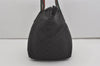 Authentic GUCCI Web Sherry Line Tote Bag GG Nylon Leather 131230 Black 8547I