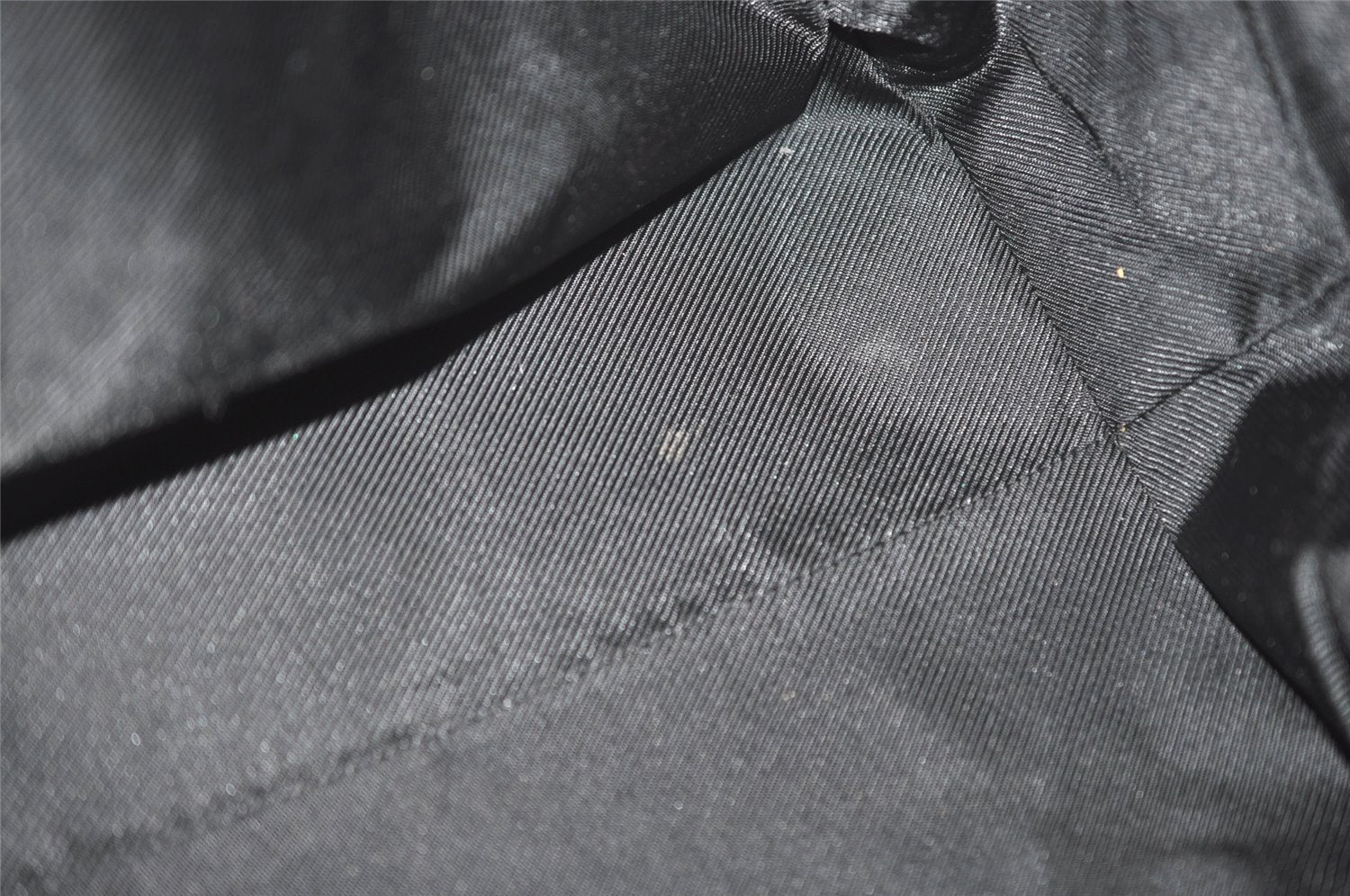 Authentic GUCCI Web Sherry Line Tote Bag GG Nylon Leather 131230 Black 8547I