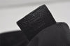 Authentic GUCCI Web Sherry Line Tote Bag GG Nylon Leather 131230 Black 8547I