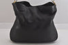Authentic GUCCI Bamboo 2Way Shoulder Hand Bag Leather 0011577 Black Junk 8548M