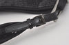 Authentic GUCCI Vintage Shoulder Hand Bag Purse Beads Leather Black 8549I