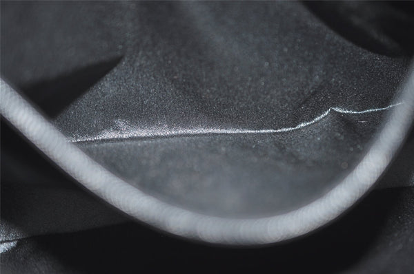 Authentic GUCCI Vintage Shoulder Hand Bag Purse Beads Leather Black 8549I