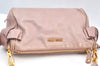Authentic MIU MIU Leather 2Way Shoulder Cross Body Hand Bag Purse Pink 8550H