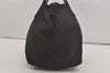 Authentic GUCCI Web Sherry Line Tote Bag GG Nylon Leather 131230 Black 8550I