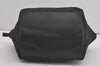 Authentic GUCCI Web Sherry Line Tote Bag GG Nylon Leather 131230 Black 8550I