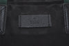 Authentic GUCCI Web Sherry Line Tote Bag GG Nylon Leather 131230 Black 8550I