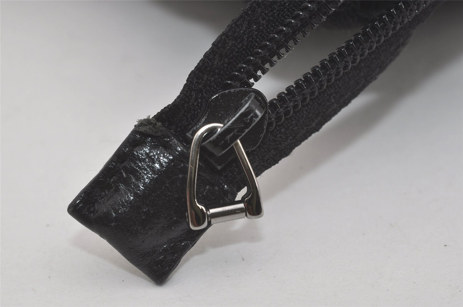 Authentic GUCCI Web Sherry Line Tote Bag GG Nylon Leather 131230 Black 8550I