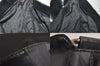Authentic GUCCI Bamboo Vintage Shoulder Hand Bag Nylon Leather Black 8550M