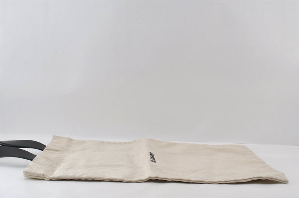 Authentic JIL SANDER Vintage Travel Shoulder Tote Bag Canvas Leather White 8551I