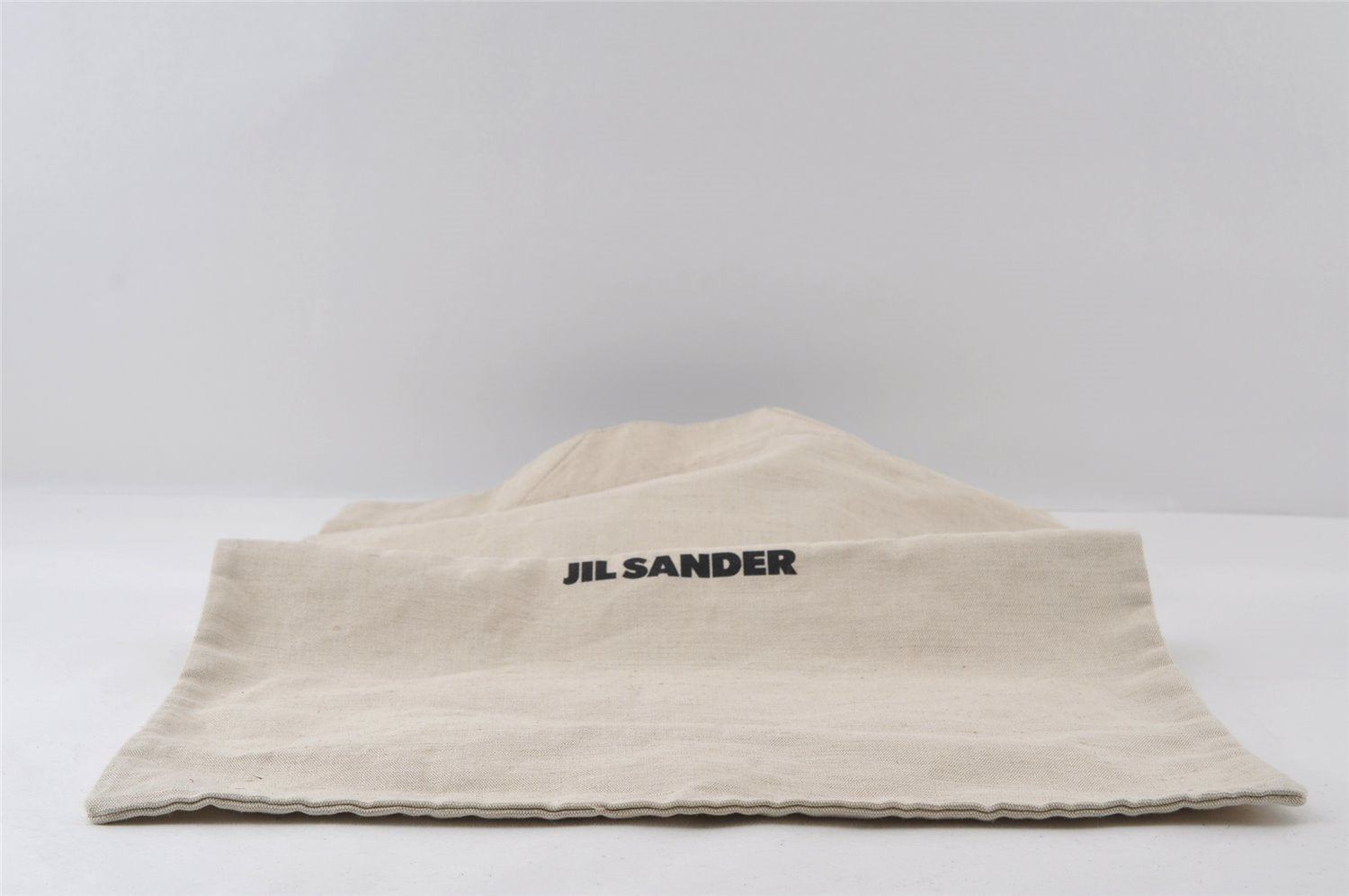Authentic JIL SANDER Vintage Travel Shoulder Tote Bag Canvas Leather White 8551I