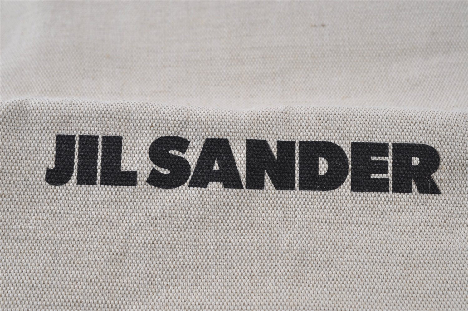 Authentic JIL SANDER Vintage Travel Shoulder Tote Bag Canvas Leather White 8551I