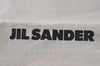 Authentic JIL SANDER Vintage Travel Shoulder Tote Bag Canvas Leather White 8551I