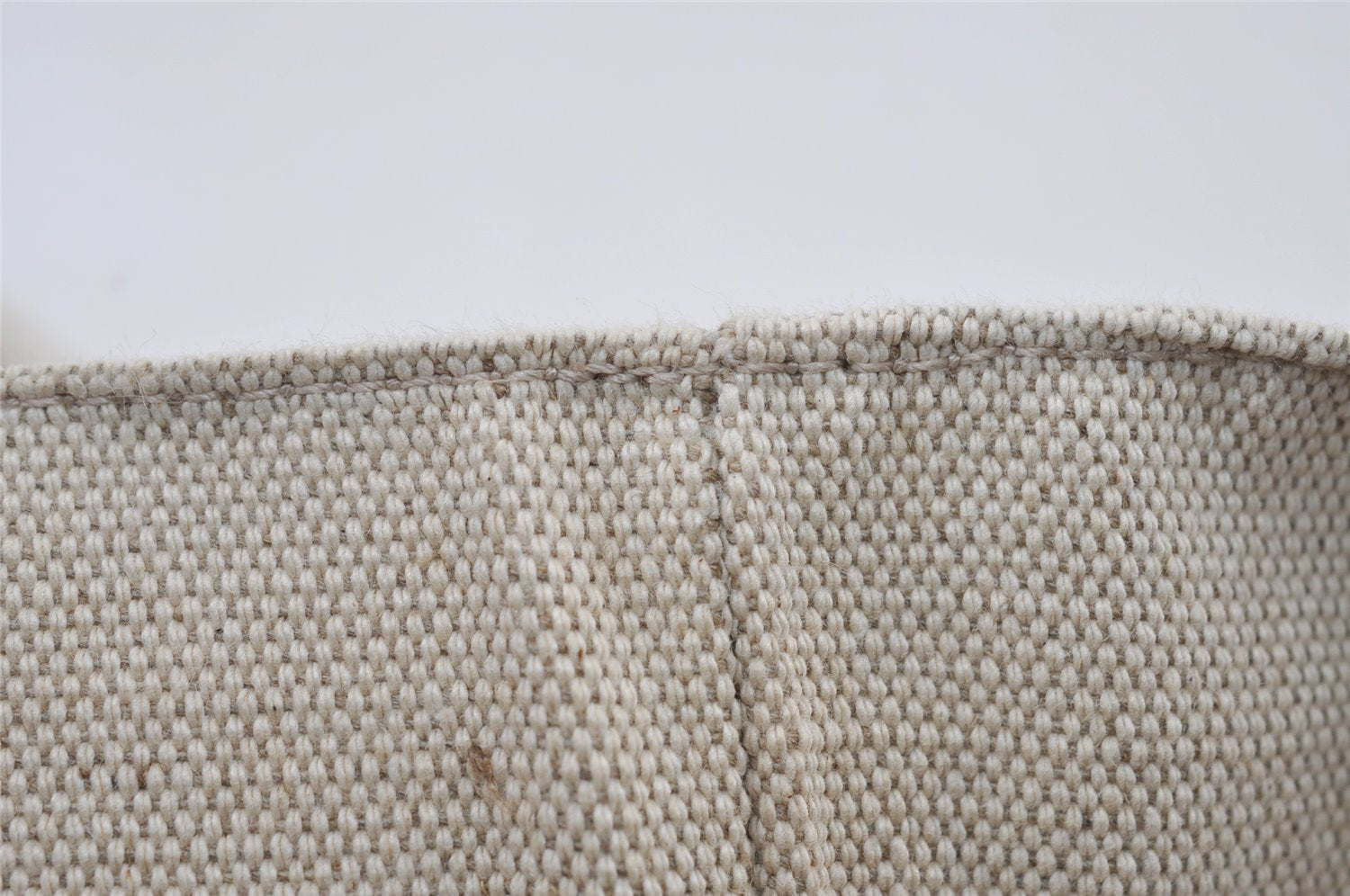 Authentic JIL SANDER Vintage Travel Shoulder Tote Bag Canvas Leather White 8551I