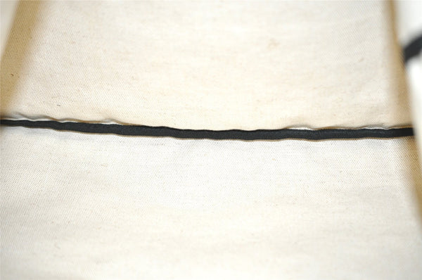 Authentic JIL SANDER Vintage Travel Shoulder Tote Bag Canvas Leather White 8551I