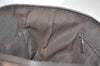 Authentic GUCCI Hand Tote Bag Purse GG Canvas Leather 257249 Brown Black 8552I