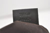 Authentic GUCCI Hand Tote Bag Purse GG Canvas Leather 257249 Brown Black 8552I