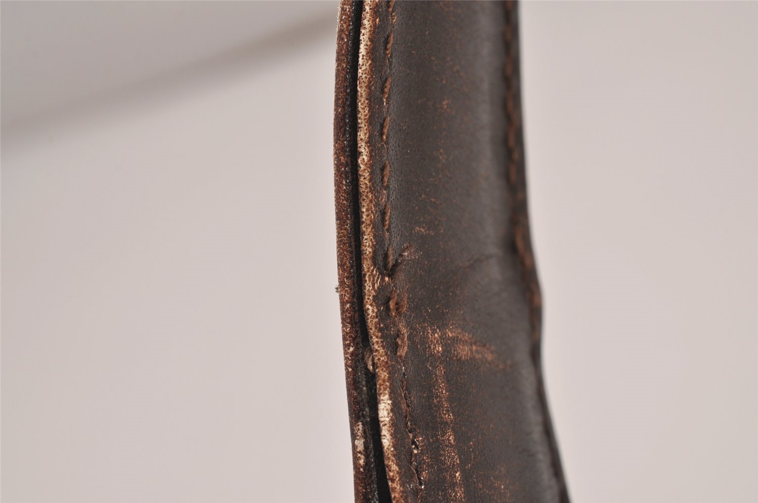 Authentic GUCCI Vintage Shoulder Hand Bag Purse Leather Brown 8553I