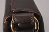 Authentic GUCCI Vintage Shoulder Hand Bag Purse Leather Brown 8553I