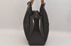 Authentic GUCCI Bamboo Vintage Hand Tote Bag Purse Nylon Leather Brown 8553M