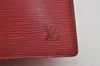 Authentic Louis Vuitton Epi Trousse Crete Clutch Bag Red M48417 LV 8555I