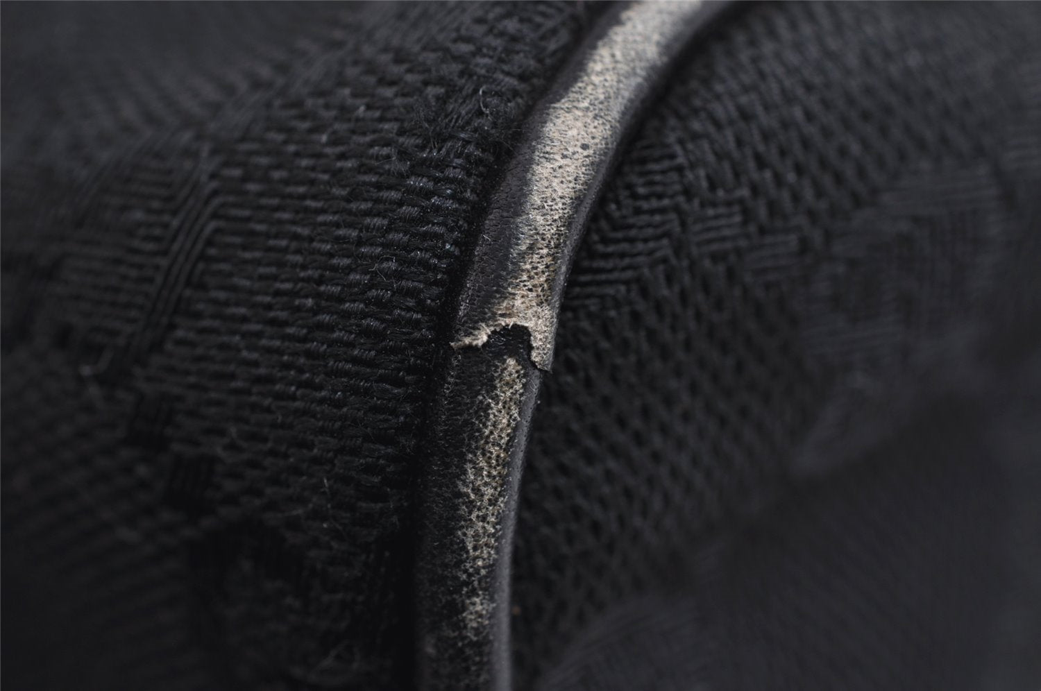 Authentic GUCCI Web Sherry Line Shoulder Cross Bag GG Canvas Leather Black 8560I